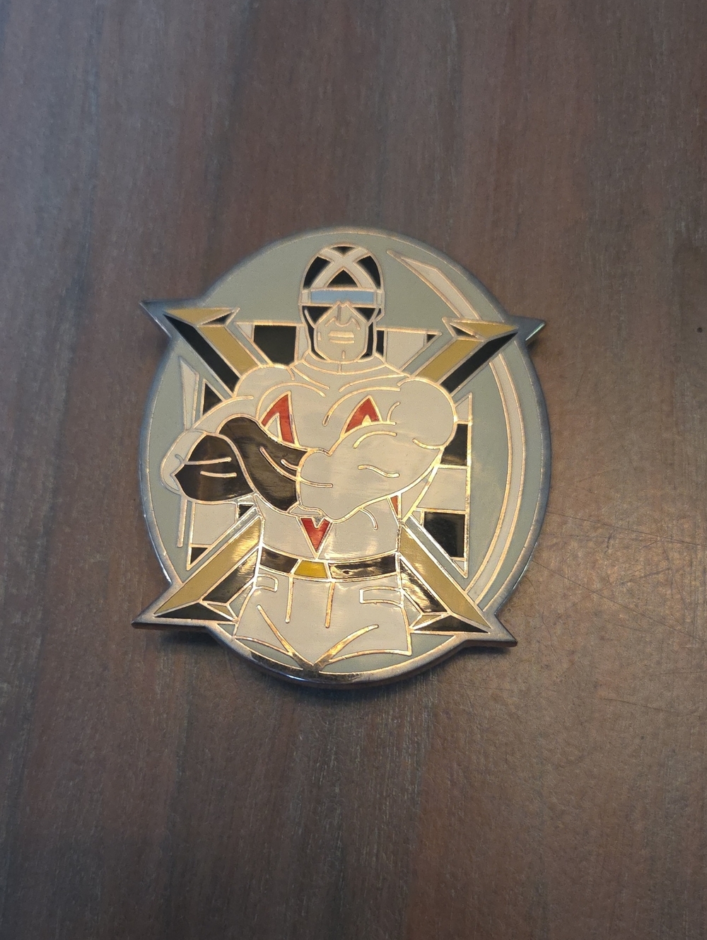 licensed Speed Racer "Racer X" belt buckle
